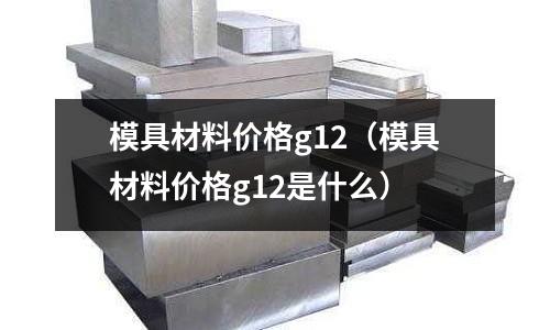 模具材料價格g12（模具材料價格g12是什么）