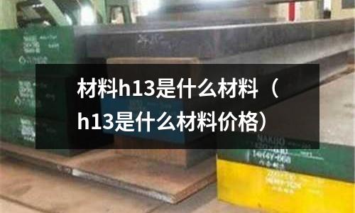 材料h13是什么材料(h13是什么材料價格)