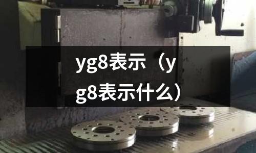 yg8表示（yg8表示什么）