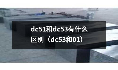 dc51和dc53有什么區(qū)別(dc53和01)