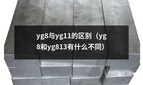 yg8與yg11的區(qū)別（yg8和yg813有什么不同）