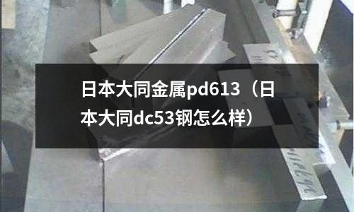 日本大同金屬pd613（日本大同dc53鋼怎么樣）