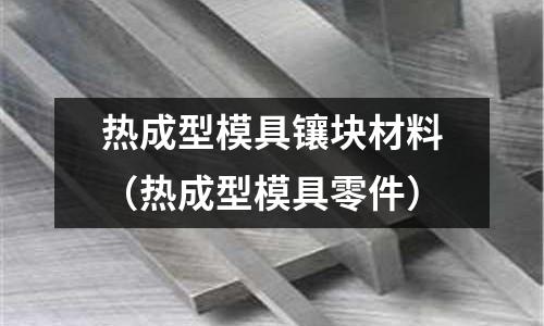 熱成型模具鑲塊材料（熱成型模具零件）