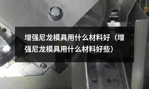 增強尼龍模具用什么材料好（增強尼龍模具用什么材料好些）
