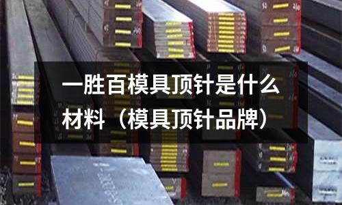 一勝百模具頂針是什么材料(模具頂針品牌)