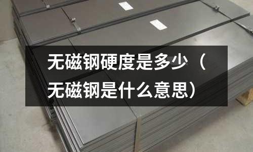 無磁鋼硬度是多少（無磁鋼是什么意思）