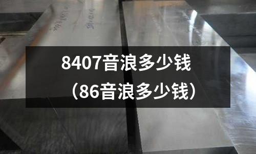 8407音浪多少錢(86音浪多少錢)