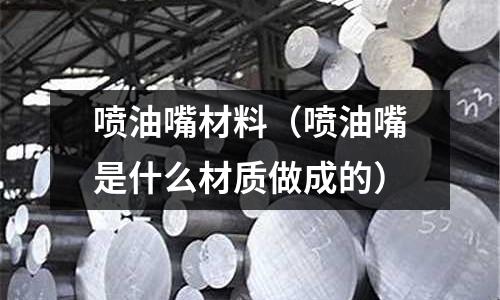 噴油嘴材料（噴油嘴是什么材質做成的）