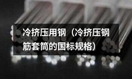 冷擠壓用鋼（冷擠壓鋼筋套筒的國標規格）