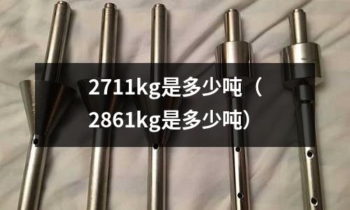 2711kg是多少噸(2861kg是多少噸)