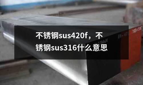 不銹鋼sus420f,不銹鋼sus316什么意思