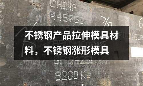 不銹鋼產品拉伸模具材料,不銹鋼漲形模具