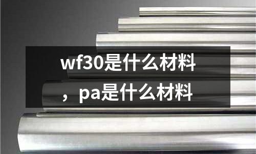 wf30是什么材料，pa是什么材料
