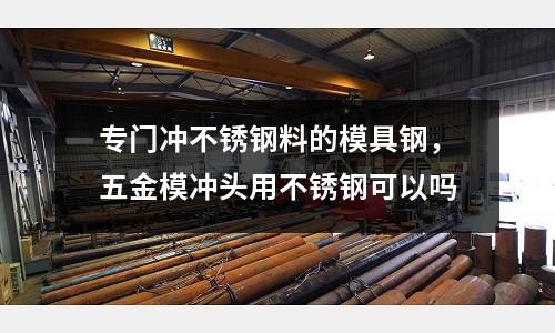 專門沖不銹鋼料的模具鋼，五金模沖頭用不銹鋼可以嗎