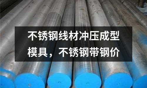 不銹鋼線材沖壓成型模具,不銹鋼帶鋼價