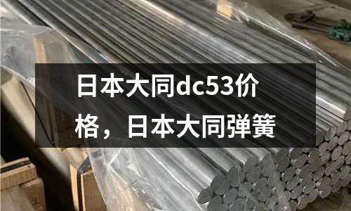 日本大同dc53價格，日本大同彈簧