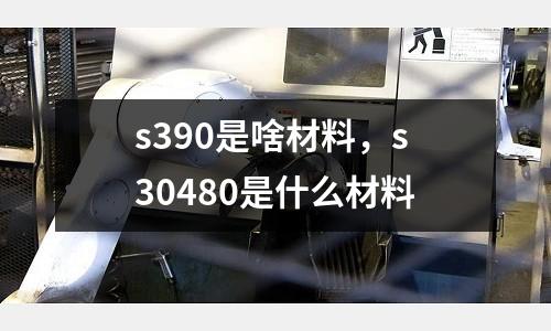 s390是啥材料，s30480是什么材料