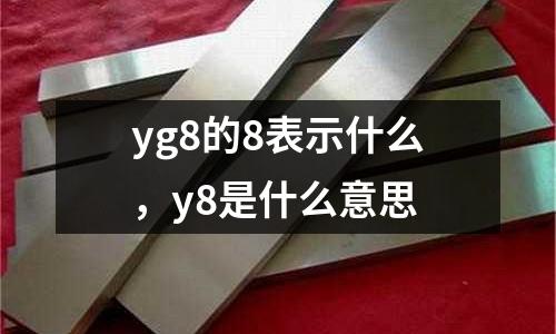 yg8的8表示什么，y8是什么意思