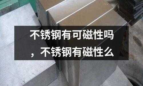不銹鋼有可磁性嗎，不銹鋼有磁性么