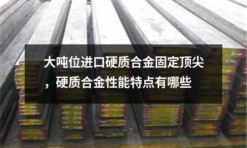 大噸位進口硬質合金固定頂尖，硬質合金性能特點有哪些