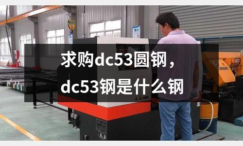 求購dc53圓鋼，dc53鋼是什么鋼