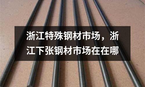 浙江特殊鋼材市場，浙江下張鋼材市場在在哪