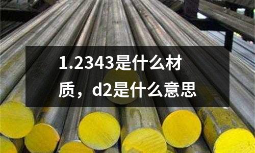 1.2343是什么材質,d2是什么意思