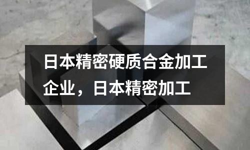 日本精密硬質(zhì)合金加工企業(yè)，日本精密加工
