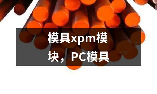 模具xpm模塊，PC模具