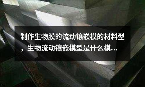 制作生物膜的流動鑲嵌模的材料型,生物流動鑲嵌模型是什么模型