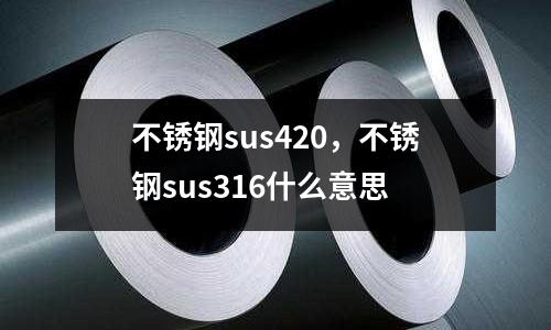不銹鋼sus420，不銹鋼sus316什么意思