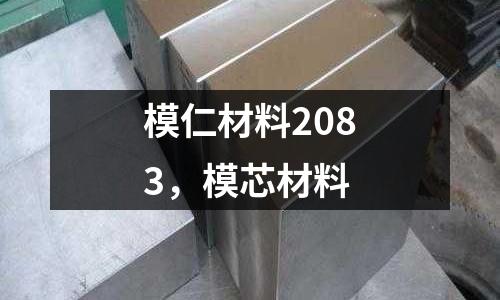 模仁材料2083，模芯材料