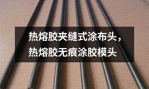 熱熔膠夾縫式涂布頭,熱熔膠無(wú)痕涂膠模頭