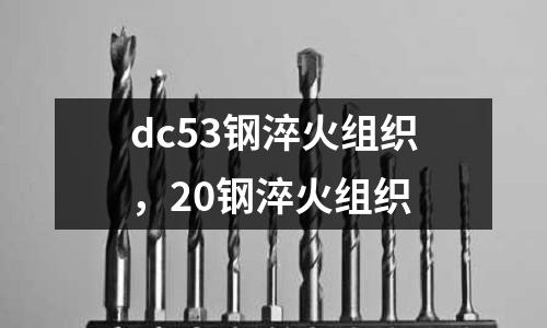 dc53鋼淬火組織，20鋼淬火組織