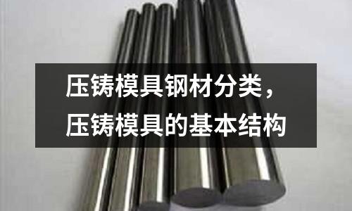 壓鑄模具鋼材分類,壓鑄模具的基本結構