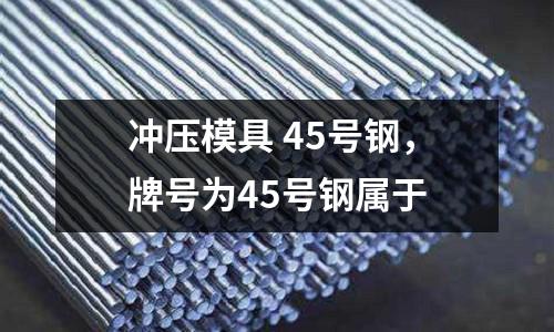 沖壓模具 45號鋼,牌號為45號鋼屬于
