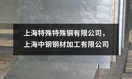上海特殊特殊鋼有限公司,上海中鋼鋼材加工有限公司
