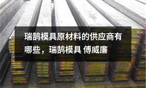 瑞鵠模具原材料的供應(yīng)商有哪些,瑞鵠模具 傅威廉