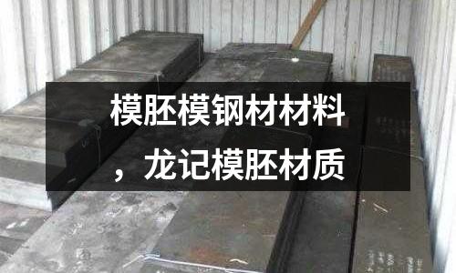 模胚模鋼材材料，龍記模胚材質(zhì)