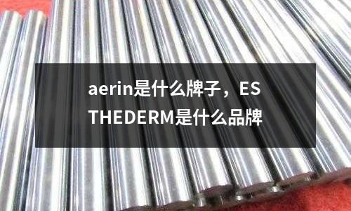 aerin是什么牌子,ESTHEDERM是什么品牌