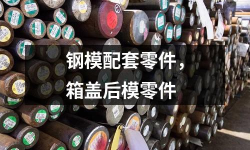 鋼模配套零件，箱蓋后模零件