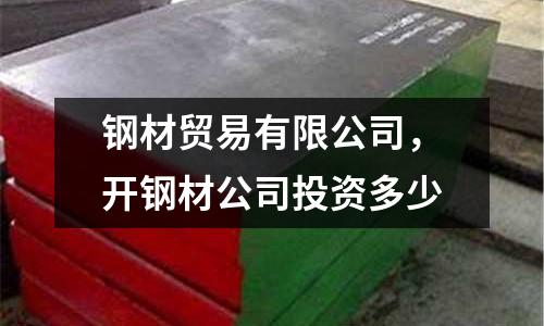 鋼材貿易有限公司,開鋼材公司投資多少
