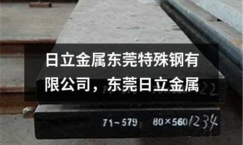 日立金屬東莞特殊鋼有限公司，東莞日立金屬