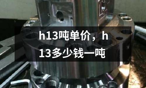 h13噸單價，h13多少錢一噸