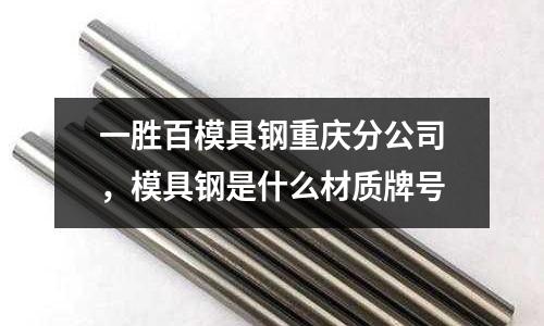 一勝百模具鋼重慶分公司,模具鋼是什么材質牌號