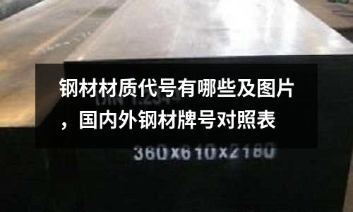 鋼材材質代號有哪些及圖片，國內外鋼材牌號對照表