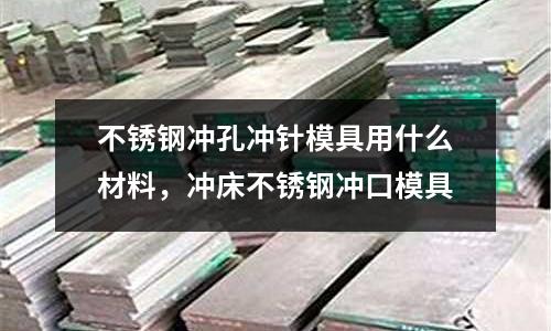 不銹鋼沖孔沖針模具用什么材料，沖床不銹鋼沖口模具