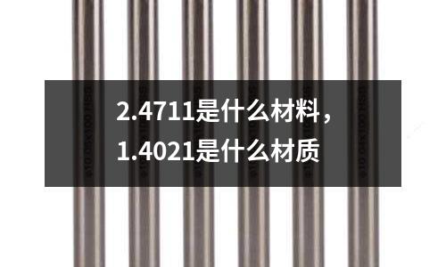 2.4711是什么材料，1.4021是什么材質(zhì)