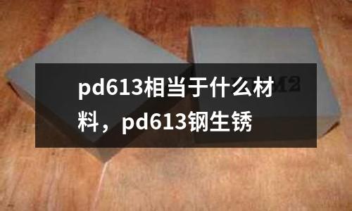 pd613相當于什么材料，pd613鋼生銹
