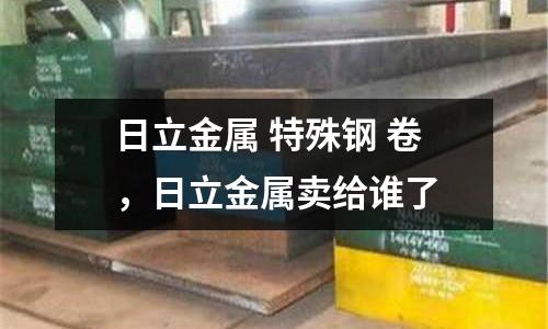 日立金屬 特殊鋼 卷，日立金屬賣給誰了